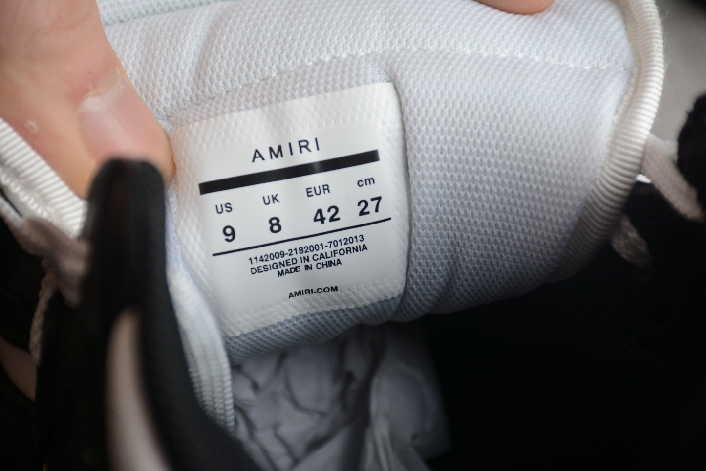 AMIRI Skel Top High 'White Black' - Best Reps Website 2025