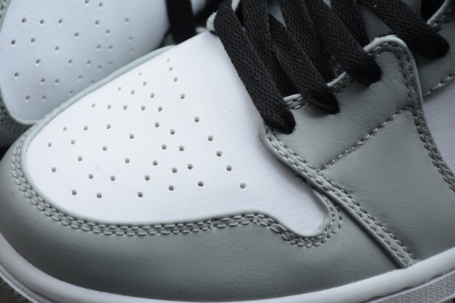Nike Air Jordan 1 Mid "Light Smoke Grey" - Best Reps Website 2025