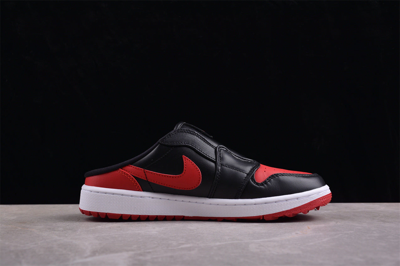 Air Jordan 1 Low Golf "Bred" Mule