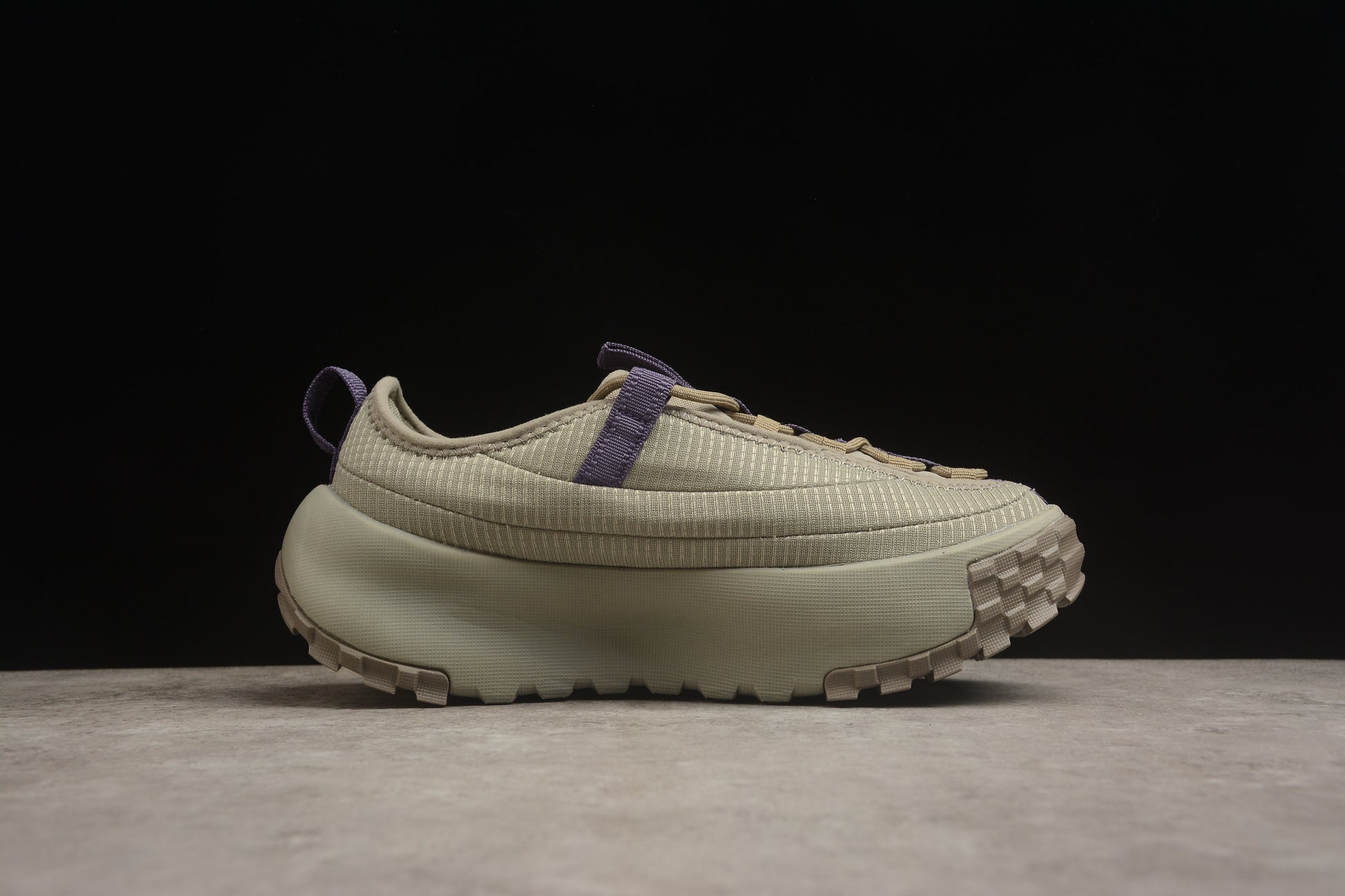 The North Face NEVER STOP Anti‑Slip Wear‑Resistant Low‑Top Casual Shoes – Gray/Purple