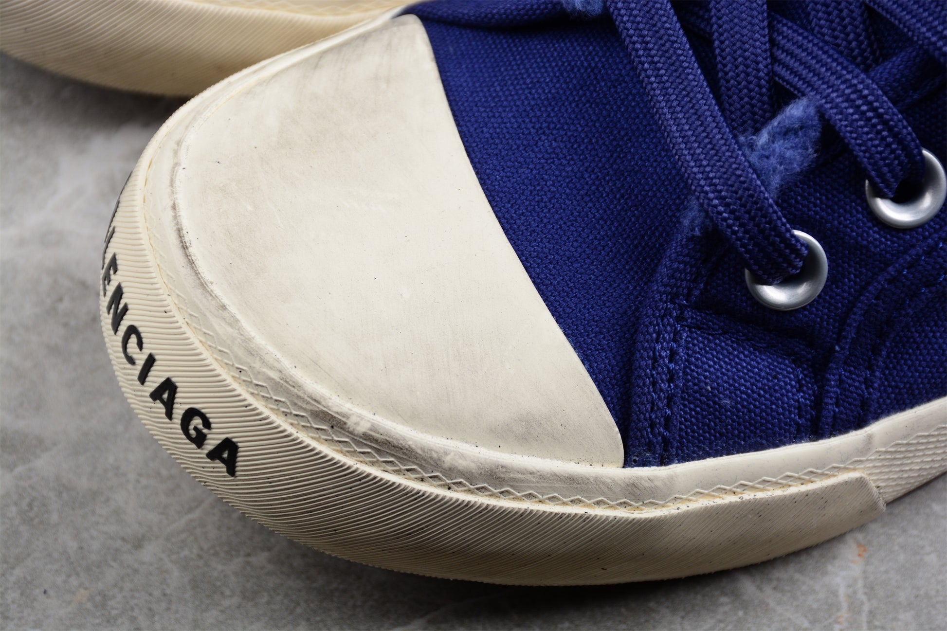 Balenciaga Paris High Top Canvas Sneakers – Blue - Best Reps Website 2025