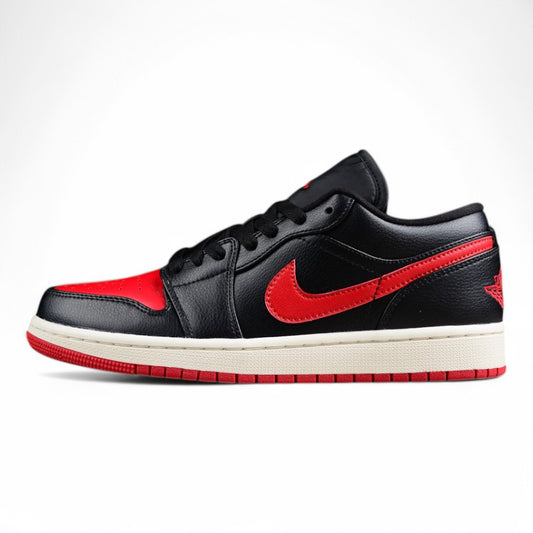 Nike Air Jordan 1 Low "Bred Sail Black Red"