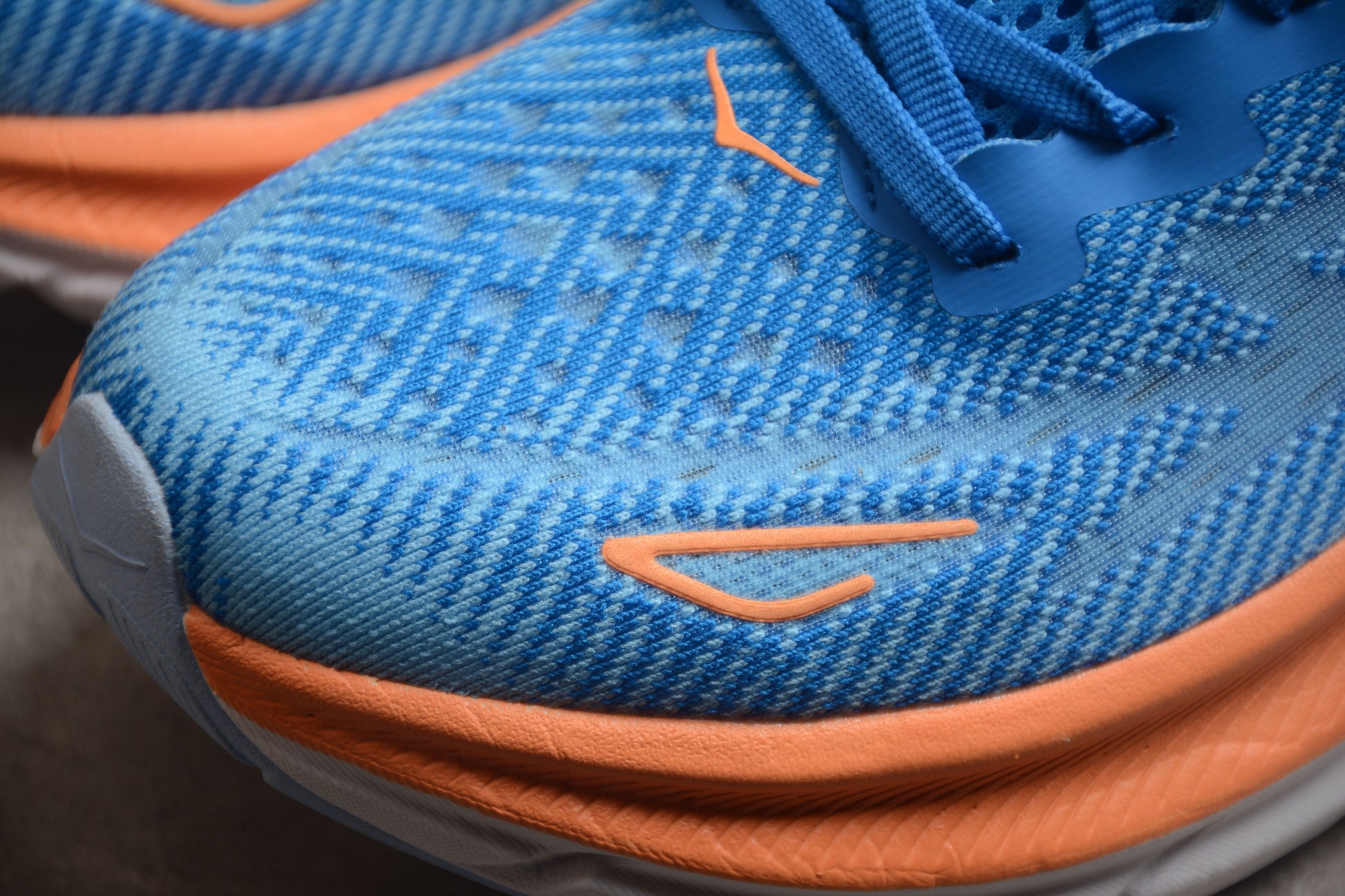HOKA Clifton 9 in Blue/Orange - Best Reps Website 2025