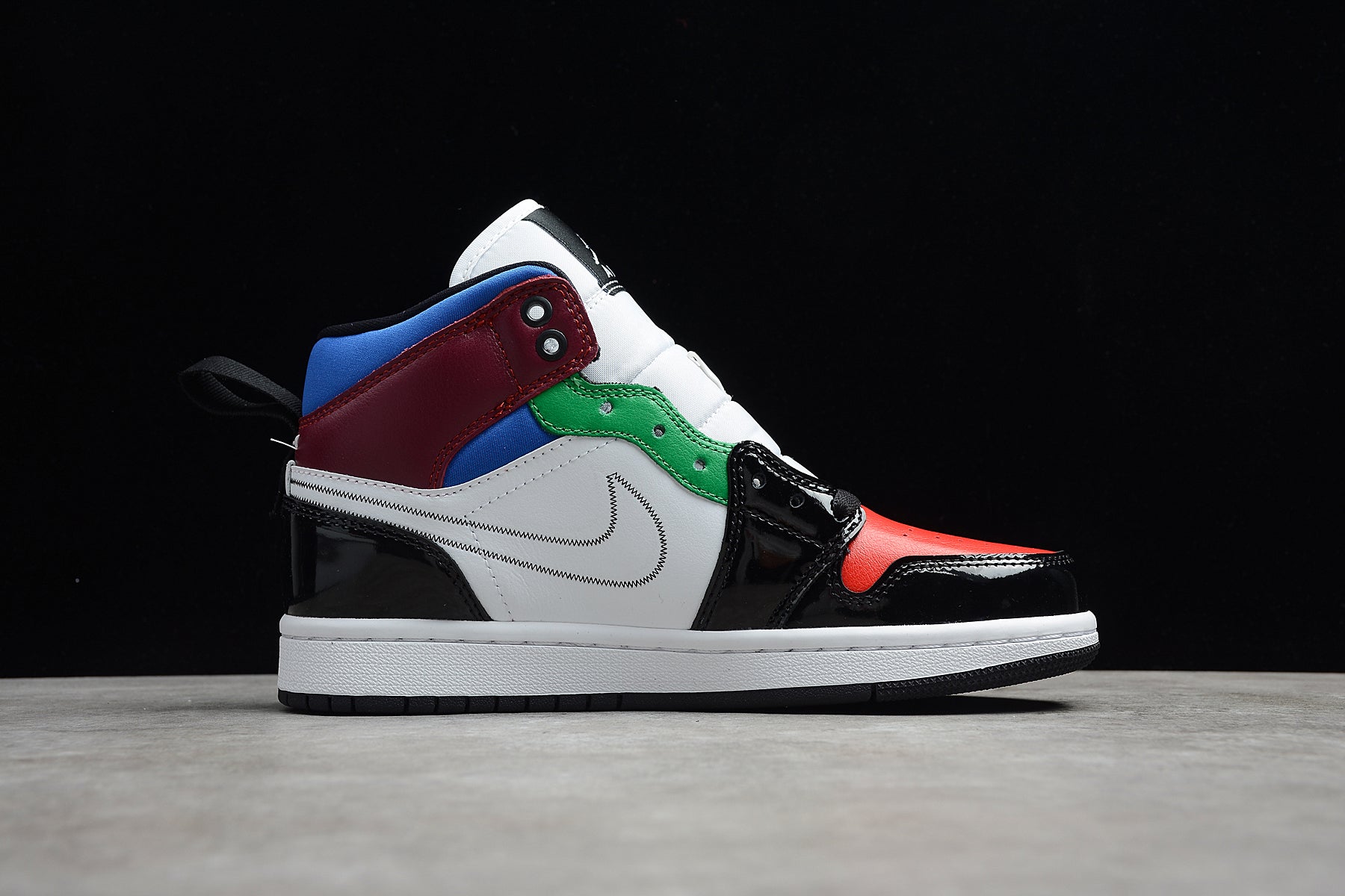 Air Jordan 1 Mid SE "Black White University Red" - Best Reps Website 2025