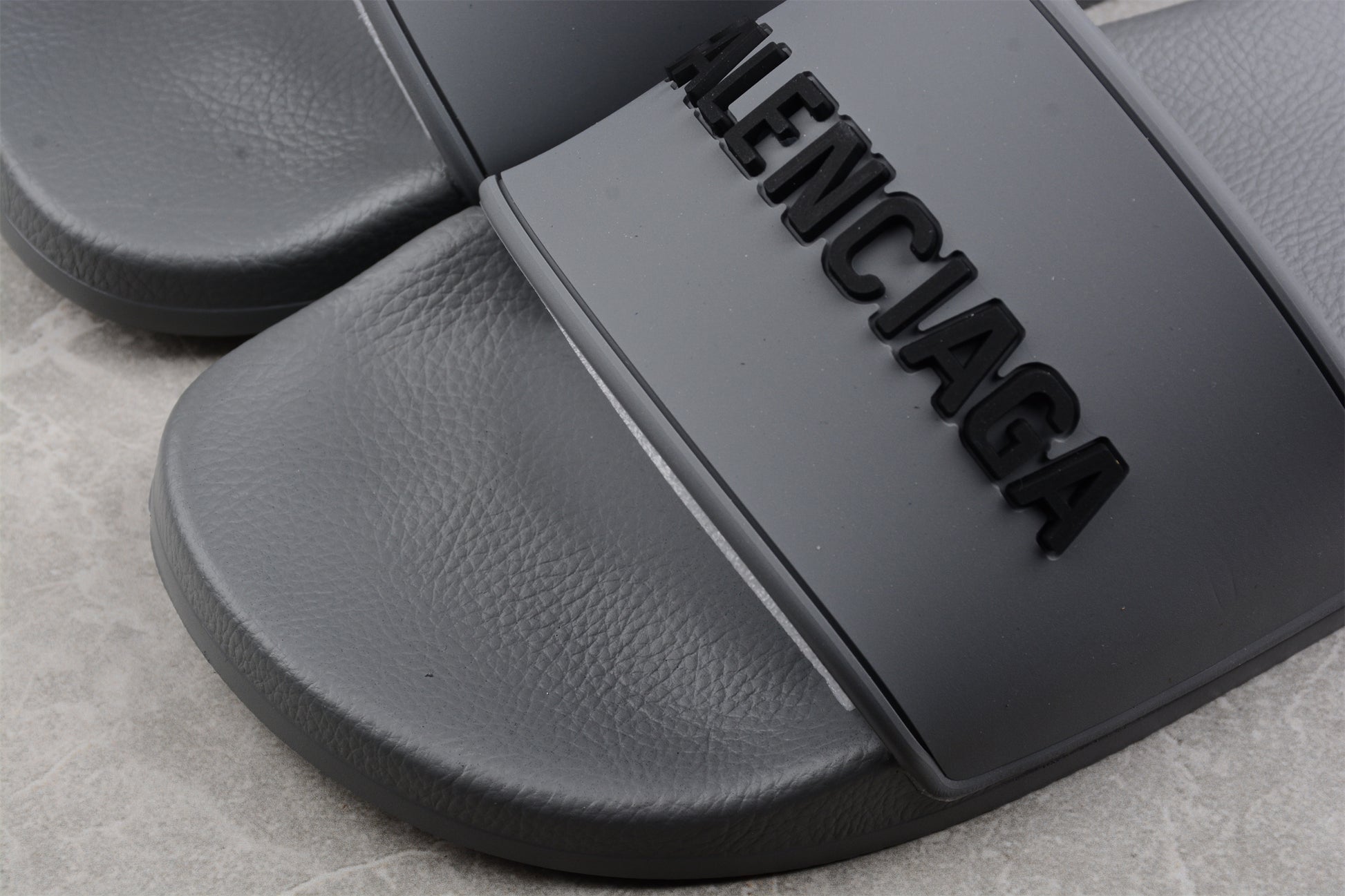 Balenciaga Pool Slide Grey/Black - Best Reps Website 2025