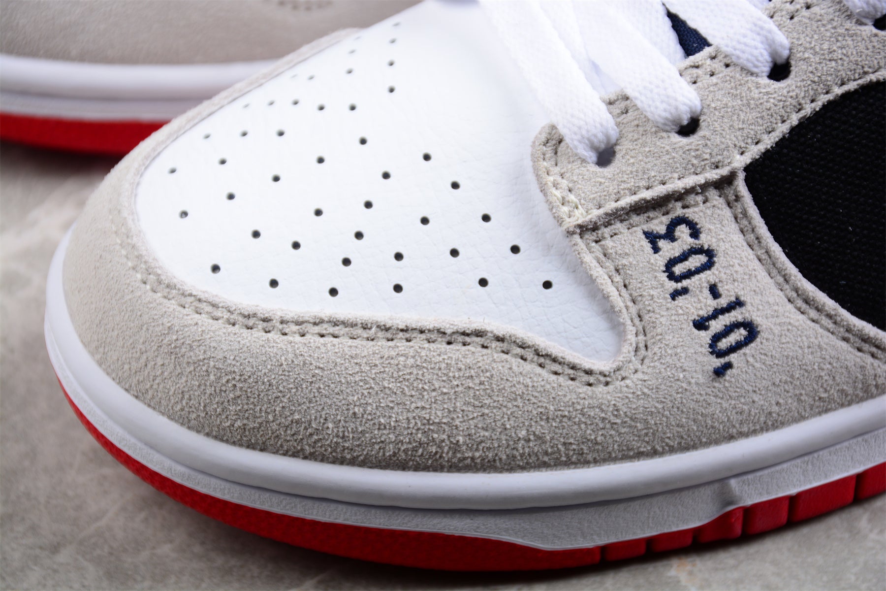 Nike SB Dunk Low "Sail Black Navy Red" - Best Reps Website 2025