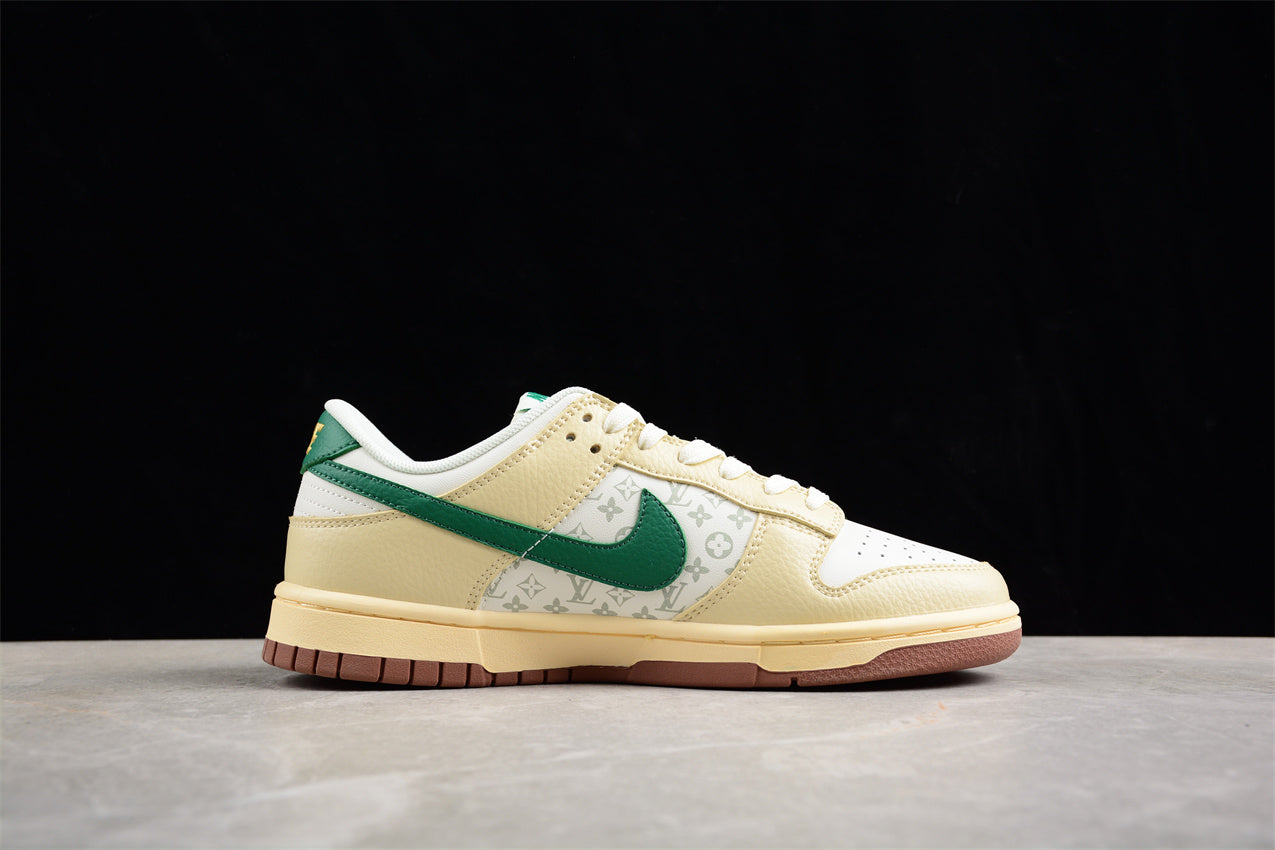 LV x Nike SB Dunk Low PRO Beige Green Gold (XD6188-003) - Best Reps Website 2025