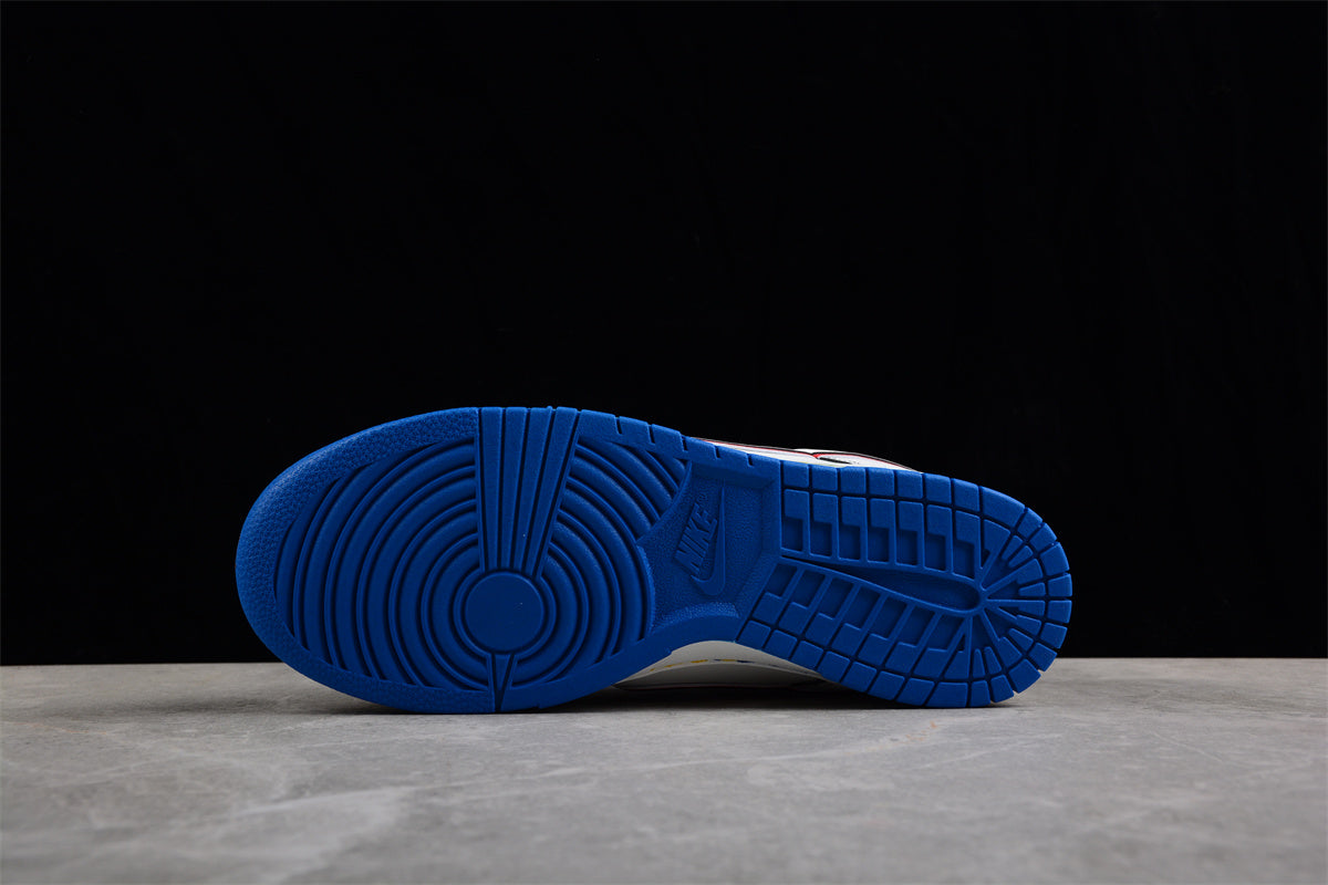 Nike SB Dunk Low "White Rabbit" Blue Red - Best Reps Website 2025