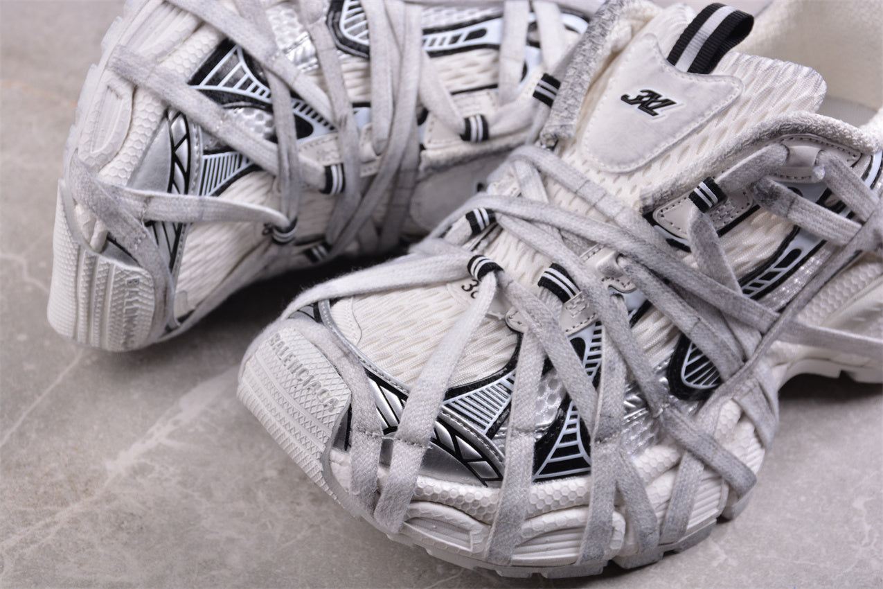 Balenciaga 3XL Extreme Lace Sneaker in White/Black - Best Reps Website 2025
