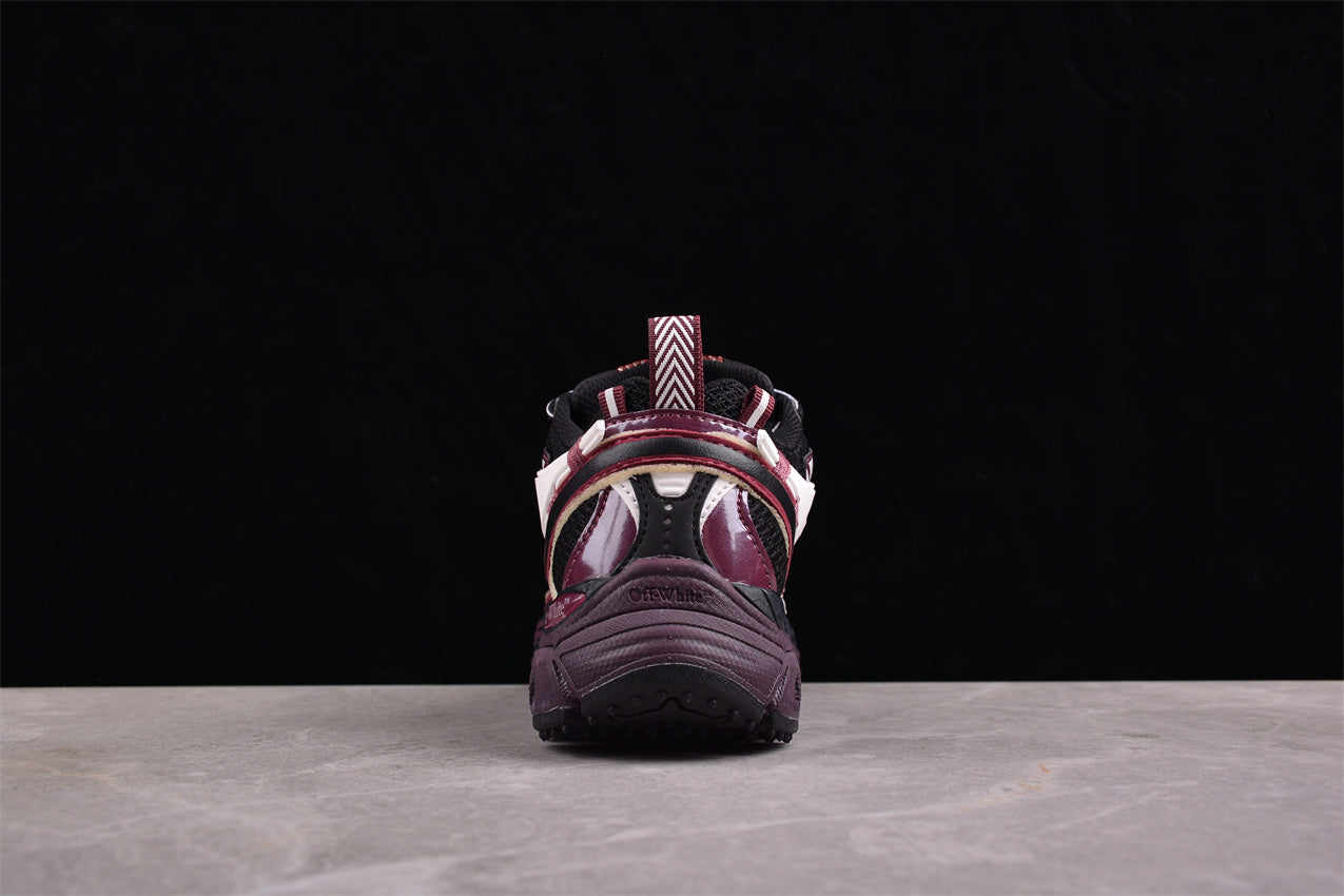 OFF-WHITE Be Right Back Burgundy/White