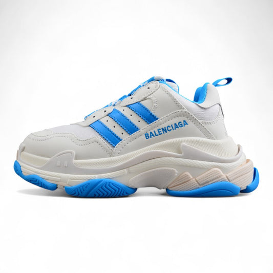 Adidas x Balenciaga Triple S – White / Blue - Best Reps Website 2025