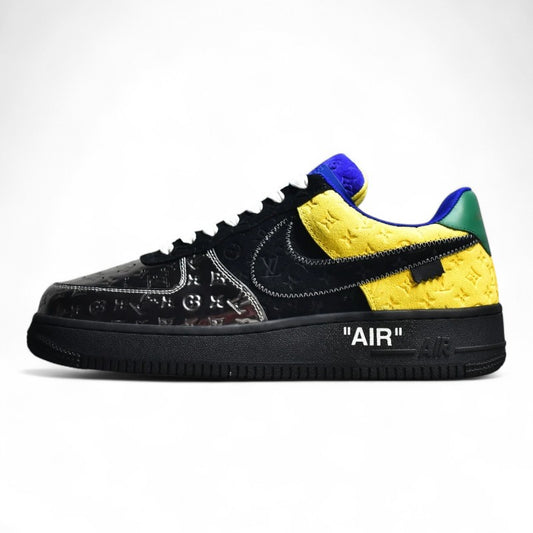 Air Force 1 Black Metallic Silver