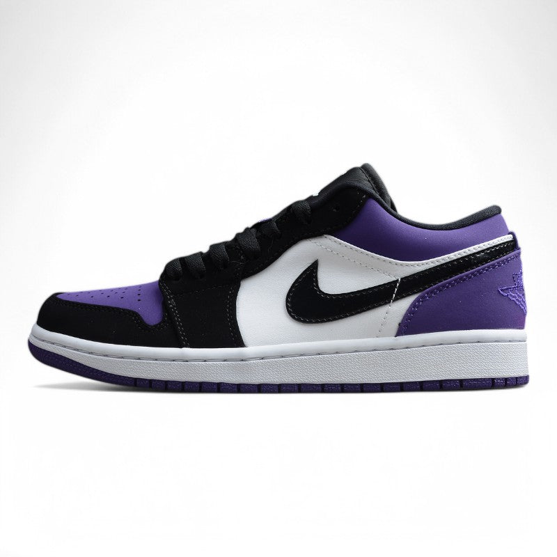 Air Jordan 1 Low "Court Purple" - 553558-125