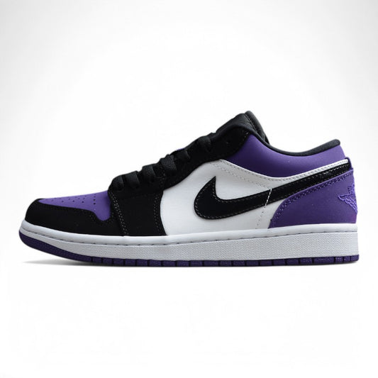 Air Jordan 1 Low "Court Purple" - 553558-125