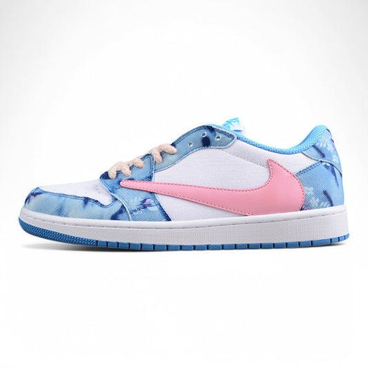 Air Jordan 1 Low SE "Canvas Denim Pink Blue".