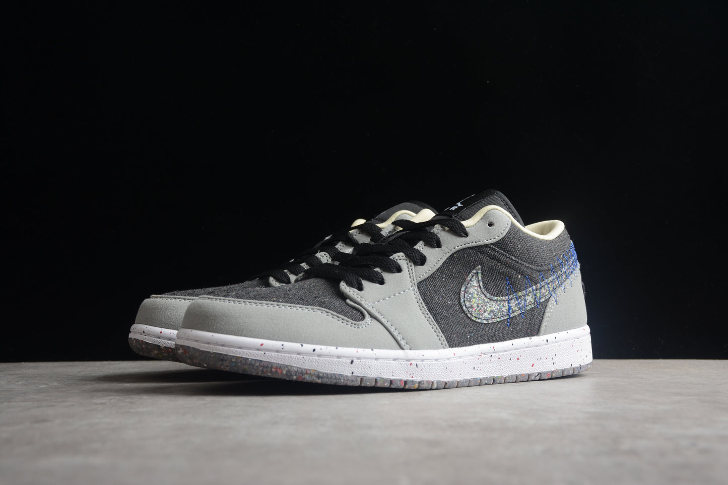 Air Jordan 1 Low SE "Crater Black Grey"