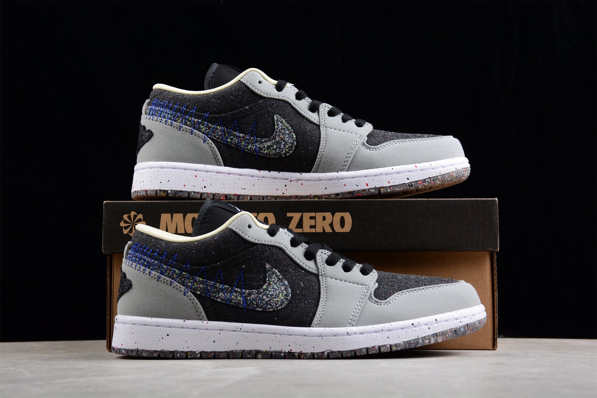 Air Jordan 1 Low SE "Crater Black Grey"