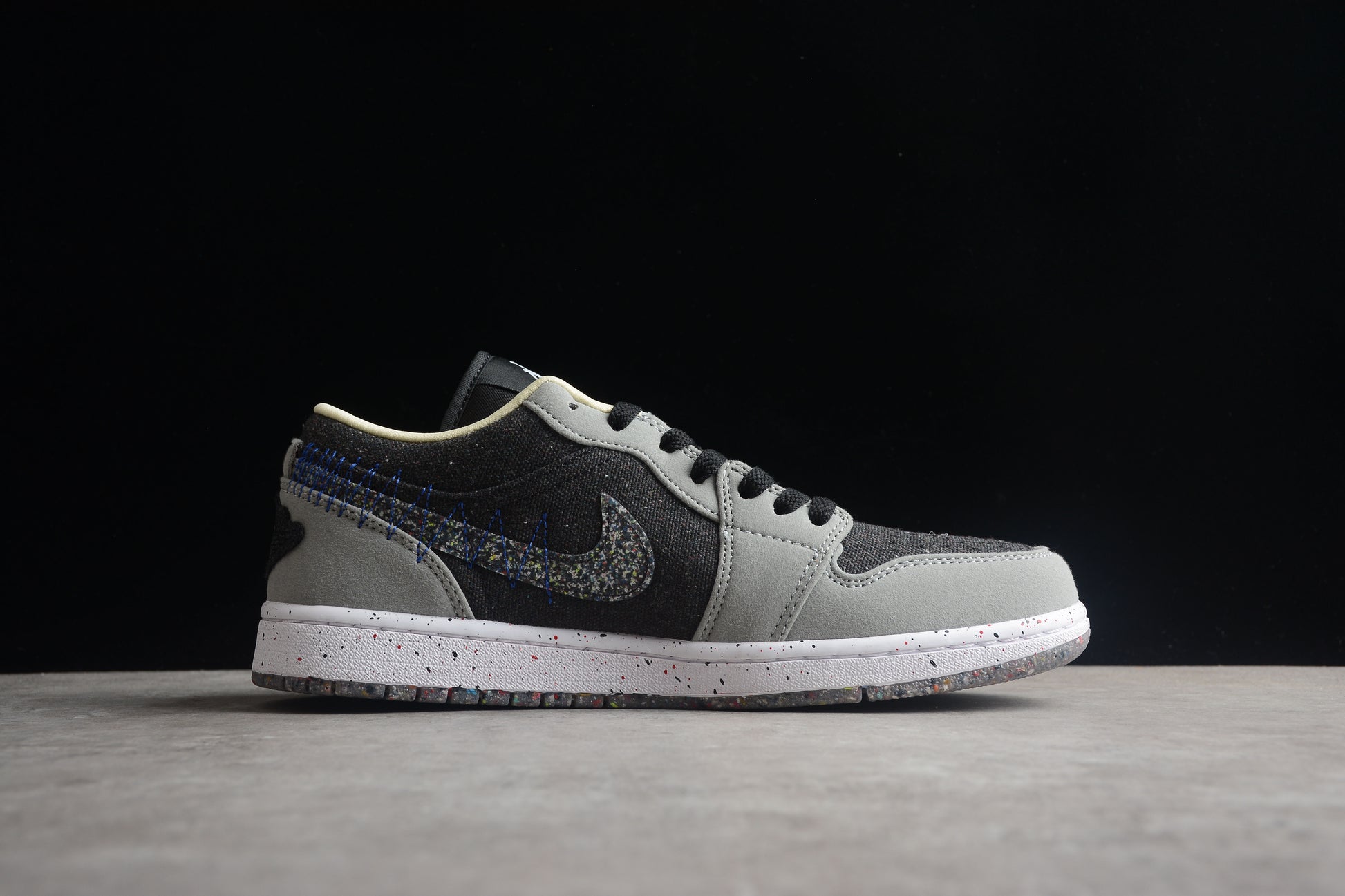 Air Jordan 1 Low SE "Crater Black Grey"