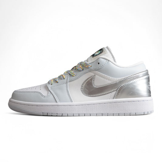 Air Jordan 1 Low SE Tear-Away Metallic /Silver /White Retro