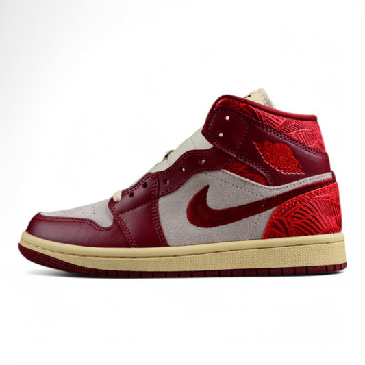Air Jordan 1 Mid GS "Tiki Leaf"