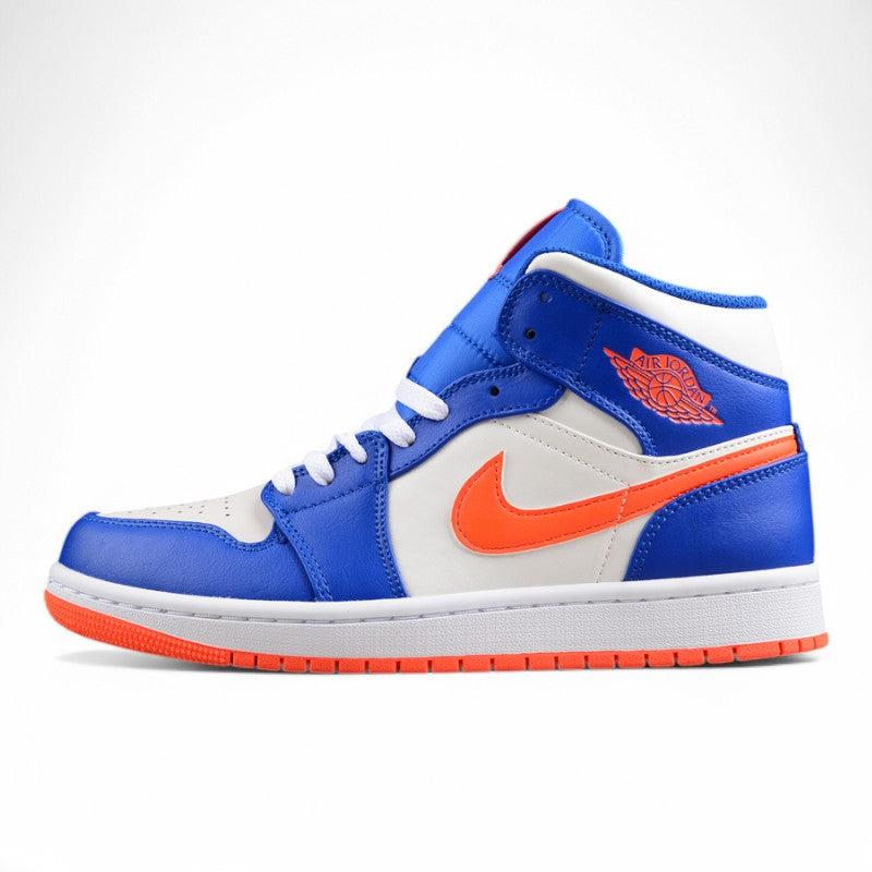 Air Jordan 1 Mid "Knicks" Orange Blue
