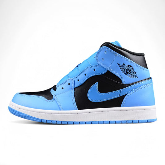 Air Jordan 1 Mid "University Blue/Black-White"