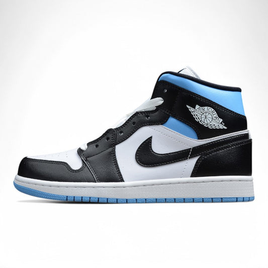 Air Jordan 1 Mid "University Blue Black"