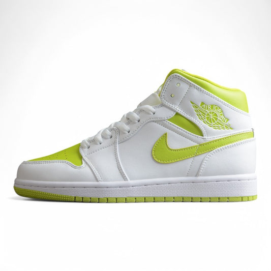 Air Jordan 1 Mid "White Lime"