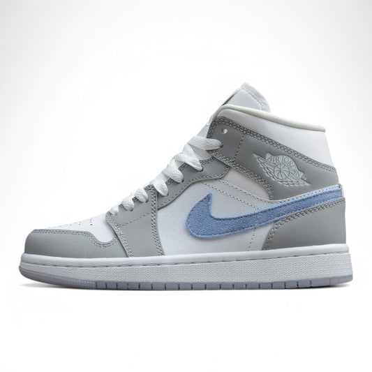 Air Jordan 1 Mid "Wolf Grey Aluminum"