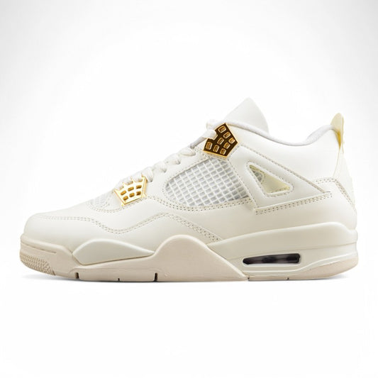 Air Jordan 4 Retro 'White Metallic Gold'