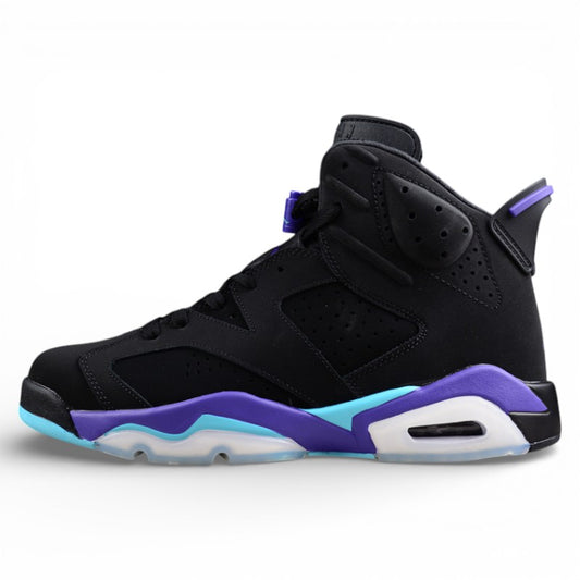 Air Jordan 6 Retro "Aqua" in black, bright concord