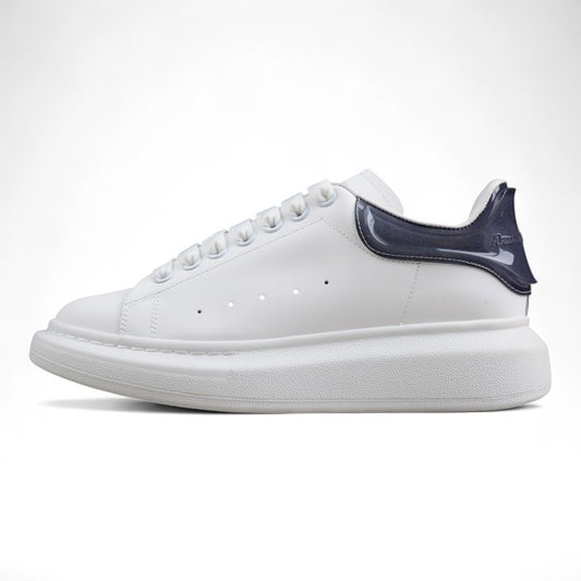 Alexander McQueen Oversized Sneaker in White/Navy - Best Reps Website 2025