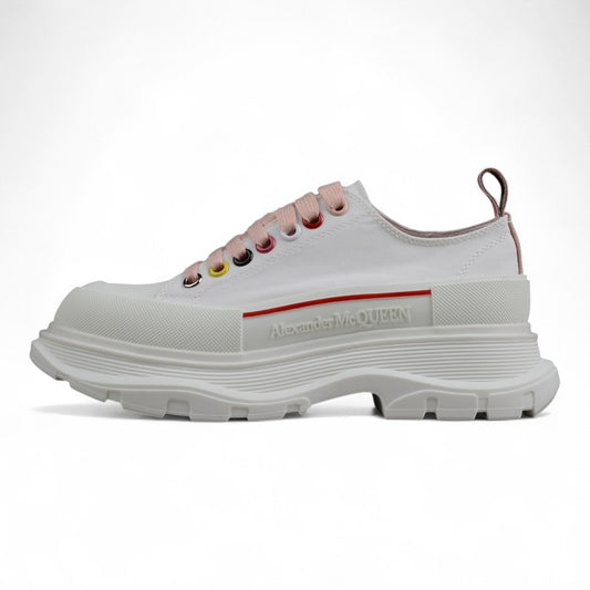 Alexander McQueen Tread Slick Low Lace Up White Multi (Women's) - Best Reps Website 2025
