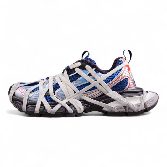 Balenciaga 3XL Extreme Lace Sneaker in Royal Blue/Silver - Best Reps Website 2025