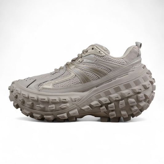 Balenciaga Defender Rubber Platform Sneakers in Beige - Best Reps Website 2025