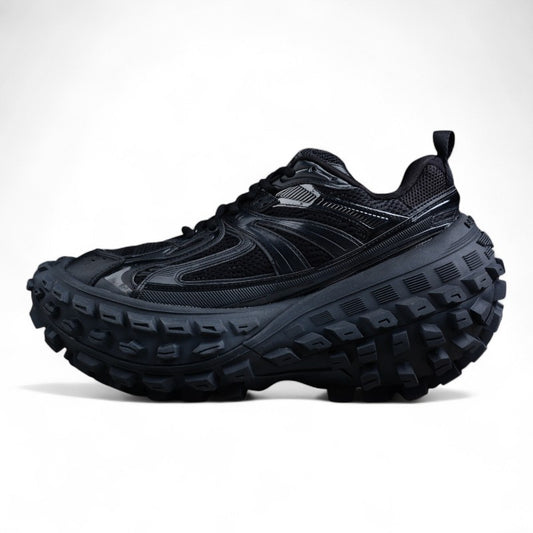 Balenciaga Defender Rubber Platform Sneakers in Black - Best Reps Website 2025