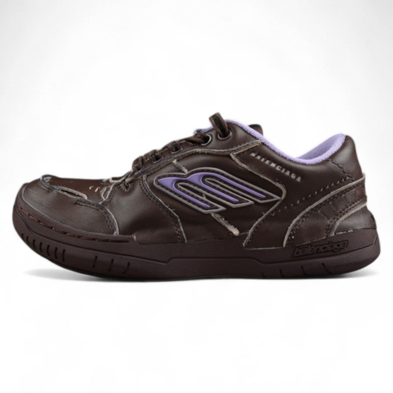  Balenciaga Hamptons Worn Out Dark Brown 