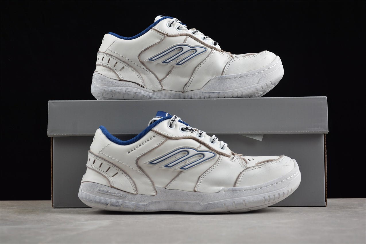  Balenciaga Hamptons Worn Out White/Blue 