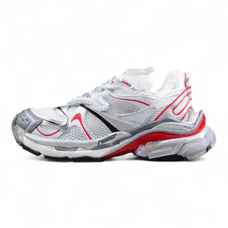 Balenciaga Runner 2.0 – Mesh & Faux-Leather Fusion