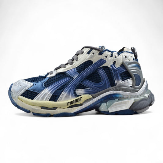 Balenciaga Runner Gradient – Distressed Style Blue
