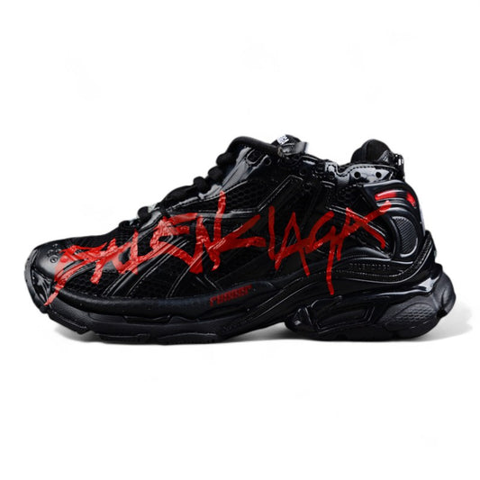 Balenciaga Runner Sneaker – Graffiti Black/Red - Best Reps Website 2025