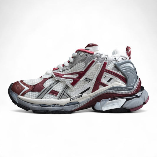 Balenciaga Runner Sneaker in Burgundy/Grey - Best Reps Website 2025