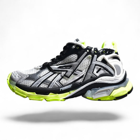 Balenciaga Runner Sneakers Black/Neon Yellow