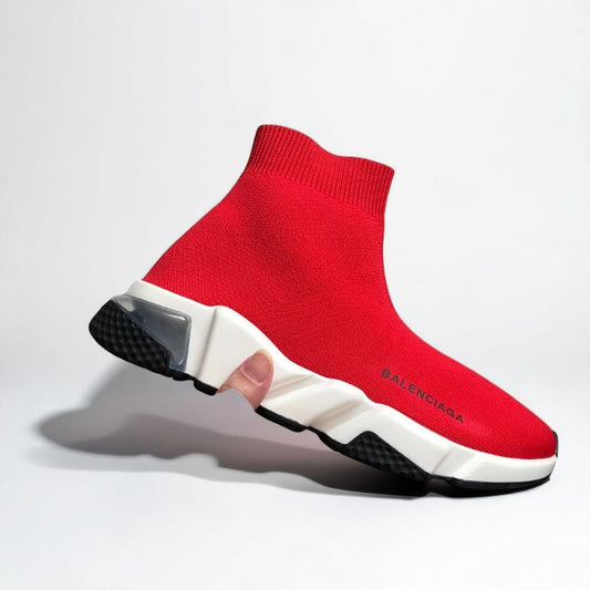 Balenciaga Speed Clearsole Sneaker Red