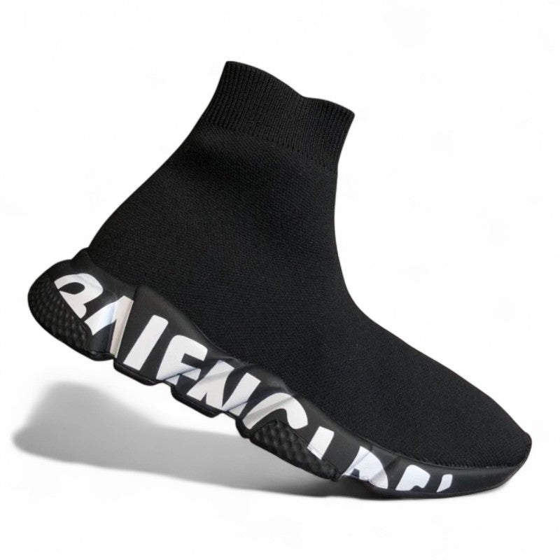 Balenciaga Speed Graffiti Sneaker Black