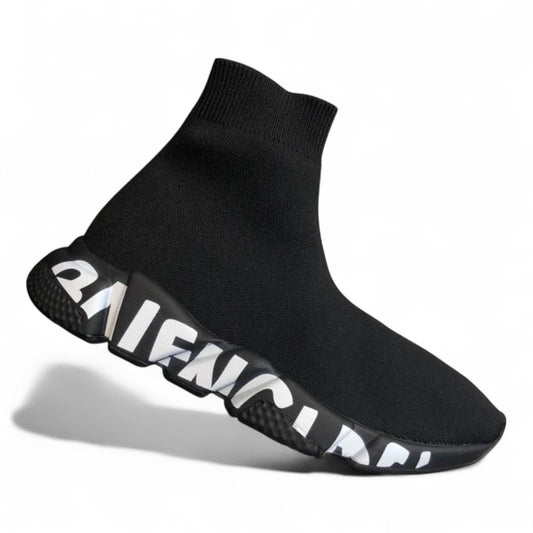 Balenciaga Speed Graffiti Sneaker Black