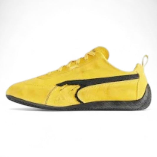 Balenciaga Speedcat Suede in Yellow & Black