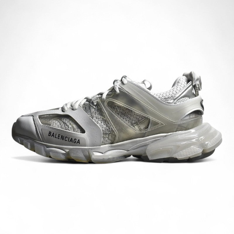  Balenciaga Track Clear Sole Sneaker Gray 