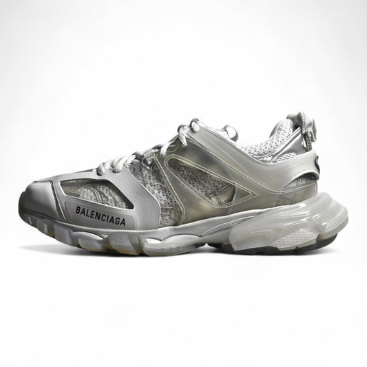  Balenciaga Track Clear Sole Sneaker Gray 