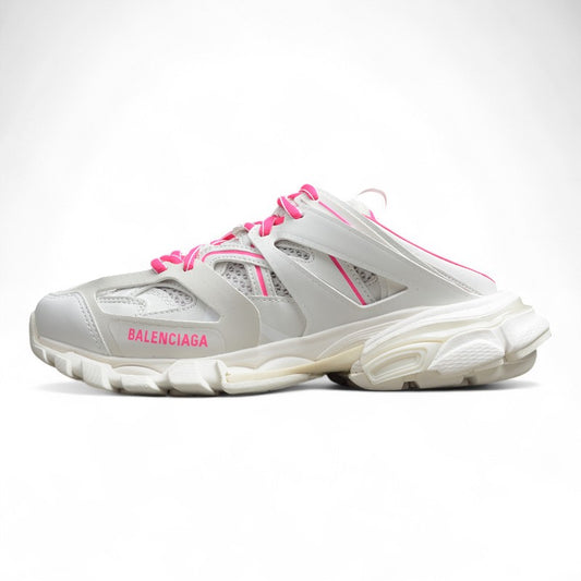 Balenciaga Track Mule in White/Rose Red - Best Reps Website 2025